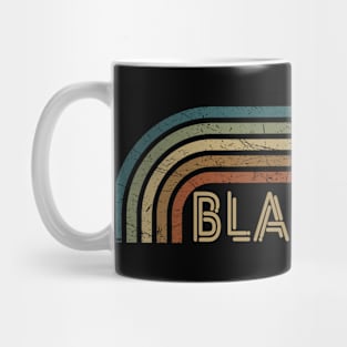 Black Flag Retro Stripes Mug